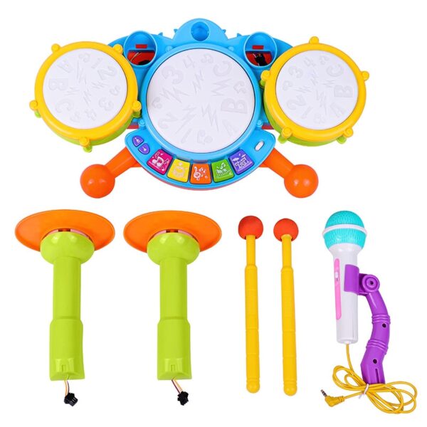 Kids Drum Set Toddlers 1-3 Musical Baby Educational Instruments Toy